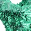 Ejemplar de malaquita en fibras verdes del Congo, expositor acrílico - 5