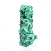 Malaquita fibrosa esbelta de la RDC, mineral auténtico sobre peana - 2