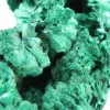Malaquita fibrosa esbelta de la RDC, mineral auténtico sobre peana - 5