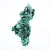 Alta malaquita fibrosa de la RDC sobre peana, piedra de colección - 2