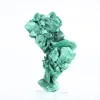 Alta malaquita fibrosa de la RDC sobre peana, piedra de colección - 4