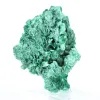 Malaquita compacta de brillo sedoso del Congo, montada sobre acrílico - 1