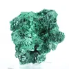 Malaquita compacta de brillo sedoso del Congo, montada sobre acrílico - 3