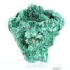 Malaquita verde natural del Congo en agregado fibroso, sobre peana - 5