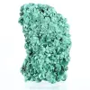 Malaquita fibrosa del Congo, piedra de colección de brillo satinado - 0
