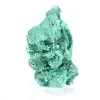 Malaquita densa de fibras compactas del Congo, mineral sobre acrílico - 1