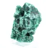 Malaquita densa de fibras compactas del Congo, mineral sobre acrílico - 3