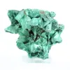 Bloque robusto de malaquita fibrosa del Congo, decoración mineral - 2