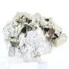 Ejemplar de pirita del Perú con cristales octaédricos dorados. - 1