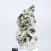 Pirita de Perú en formas octaédricas – Mineral de colección sobre una base - 2