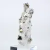 Pirita de Perú en formas octaédricas – Mineral de colección sobre una base - 4