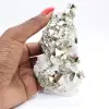 Pirita de Perú en formas octaédricas – Mineral de colección sobre una base - 9