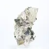 Octaedros de pirita de Perú – Ejemplar natural sobre una base - 4