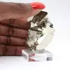 Mineral de pirita octaédrica de Perú para coleccionistas. - 7