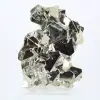Pirita de Perú, cristales octaédricos sobre una base acrílica. - 1