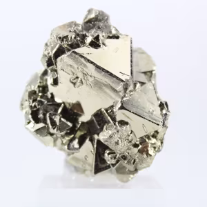Pirita octaédrica auténtica de Perú – Pieza de exhibición