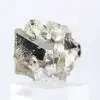 Pirita geométrica de Perú: cristales octaédricos sobre una base. - 1