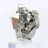 Muestra mineralógica de pirita octaédrica de Perú