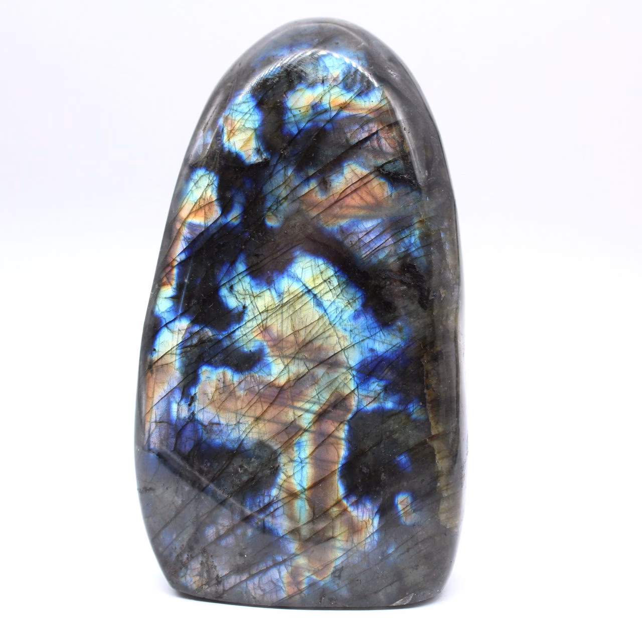 Piedra Pulida Labradorita Malgache para Decoración y Colección