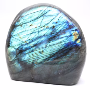 Piedra Fina Labradorita de Madagascar Forma Libre Decoración