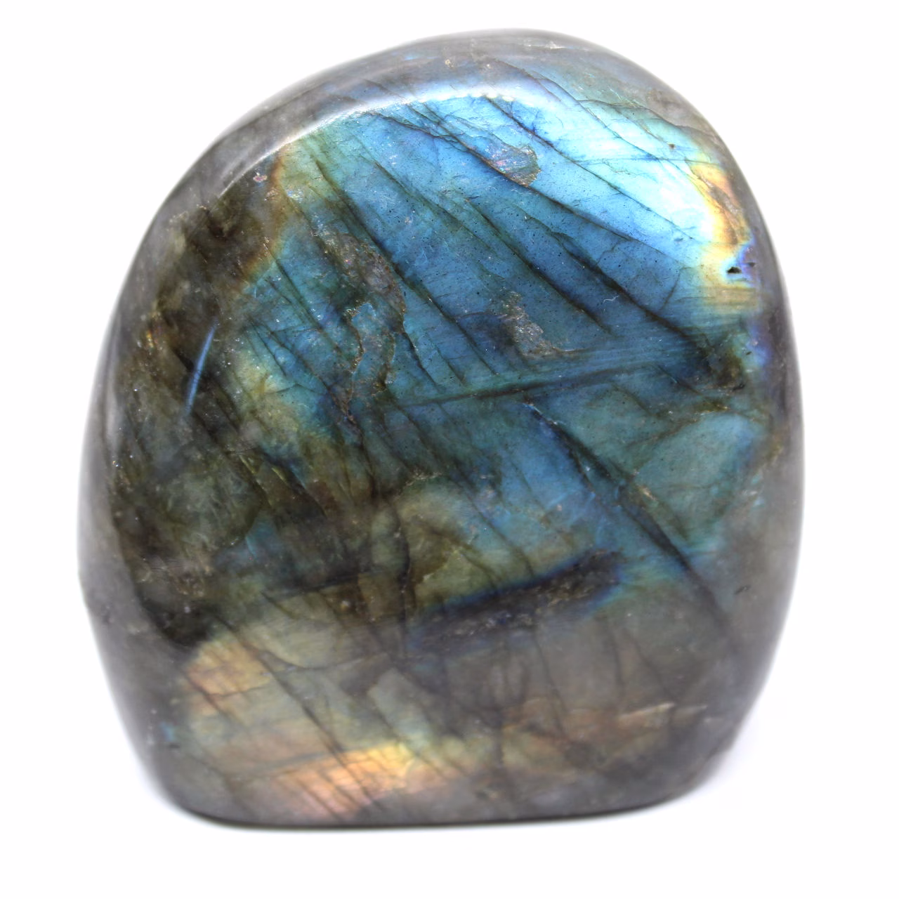 Espécimen Mineral Labradorita Pulida Origen Madagascar
