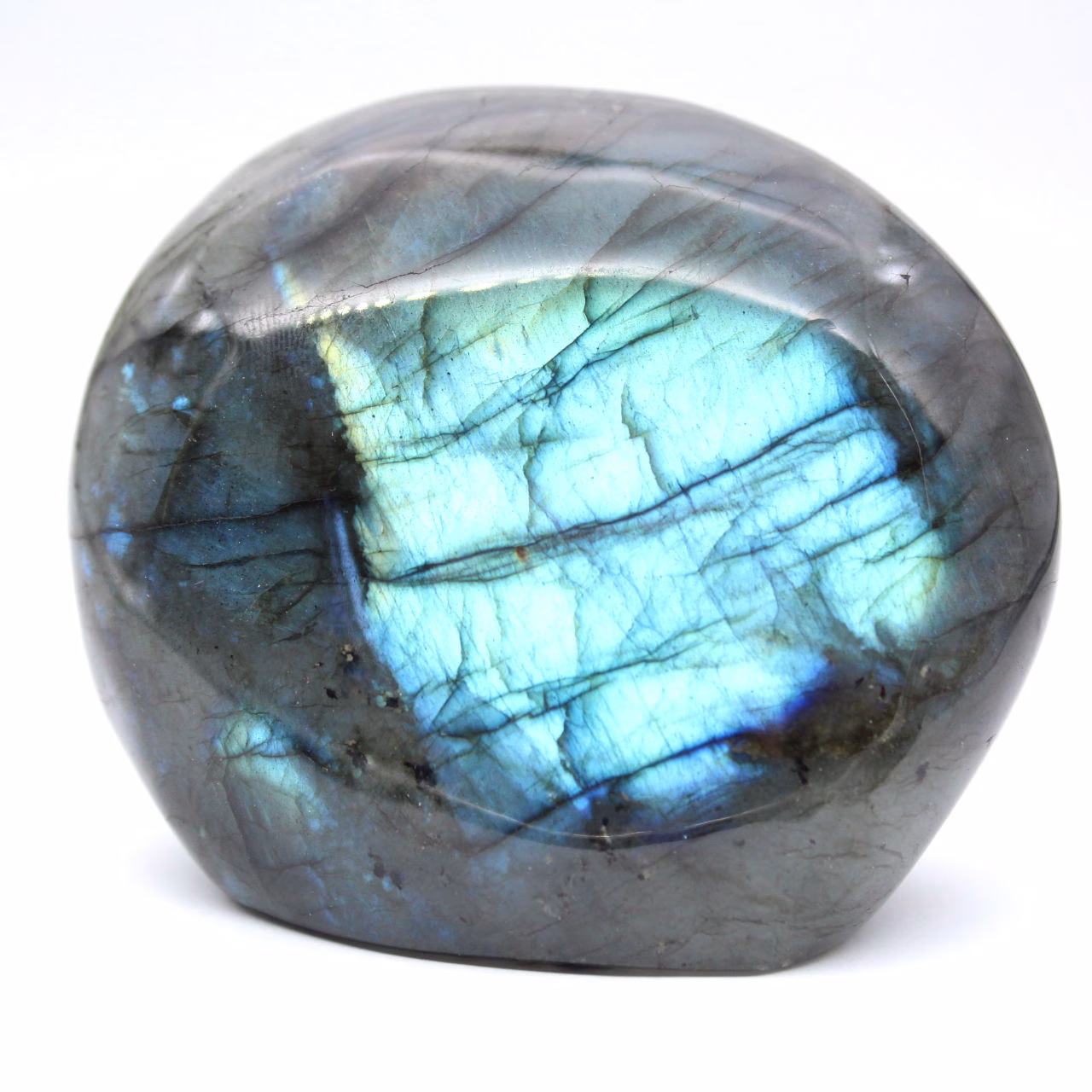 Mineral Decorativo Labradorita de Madagascar Pulida