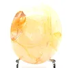 Cuarzo amarillo pulido de Madagascar, canto rodado de colección - 1