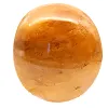 Canto rodado amarillo de cuarzo malgache para decoración mineral - 1