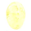 Canto rodado de cuarzo amarillo malgache, piedra pulida de colección - 0
