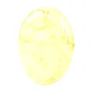 Canto rodado de cuarzo amarillo malgache, piedra pulida de colección - 1