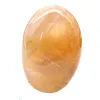 Canto rodado de cuarzo amarillo de Madagascar de formas redondeadas - 0