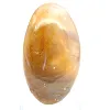 Pequeño canto rodado de cuarzo amarillo de Madagascar para coleccionar - 0