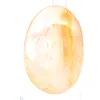 Canto rodado de cuarzo amarillo de Madagascar con acabado pulido - 1