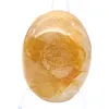 Canto rodado de cuarzo amarillo de Madagascar, espécimen pulido - 0