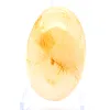 Cuarzo amarillo de Madagascar en canto rodado pulido de colección - 1