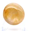 Canto rodado de cuarzo amarillo de Madagascar para vitrina mineralógica - 1