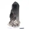 Cristal de cuarzo morión de Brasil sobre peana de acrílico, de colección - 2