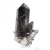 Cristal de cuarzo morión de Brasil sobre peana de acrílico, de colección - 3
