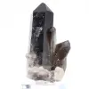 Cristal de cuarzo morión de Brasil sobre peana de acrílico, de colección - 4