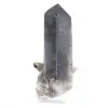 Cristal de cuarzo morión de Brasil sobre peana de acrílico, de colección - 6