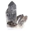 Cuarzo morión de Brasil, cristal natural presentado sobre base de acrílico - 0