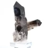 Prisma de cuarzo morión de Brasil, ejemplar sobre base de acrílico - 4
