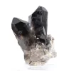 Cuarzo morión negro de Brasil, cristal único con peana de acrílico - 6