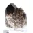 Cuarzo morión de Brasil, cristal negro natural montado sobre base