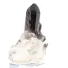Cristal de cuarzo negro morión, origen Brasil, entregado con peana - 2