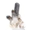 Cristal de cuarzo negro morión, origen Brasil, entregado con peana - 4