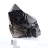 Pequeño cristal de cuarzo morión natural de Brasil sobre base de acrílico - 4