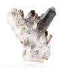 Cuarzo morión de Brasil, cristal oscuro sobre peana de acrílico - 5