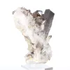 Cuarzo morión de Brasil, cristal oscuro sobre peana de acrílico - 6