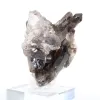 Cristal de cuarzo morión de origen brasileño, expositor de acrílico - 6